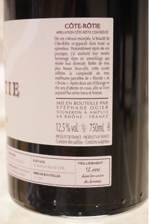 Stéphane Ogier Côte-Rôtie "Mes Grands Lieux" 2013