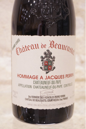 Château De Beaucastel Hommage à Jacques Perrin Châteauneuf du Pape 2001