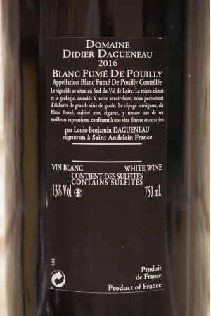 Didier Dagueneau "Silex" Pouilly-Fumé 2016