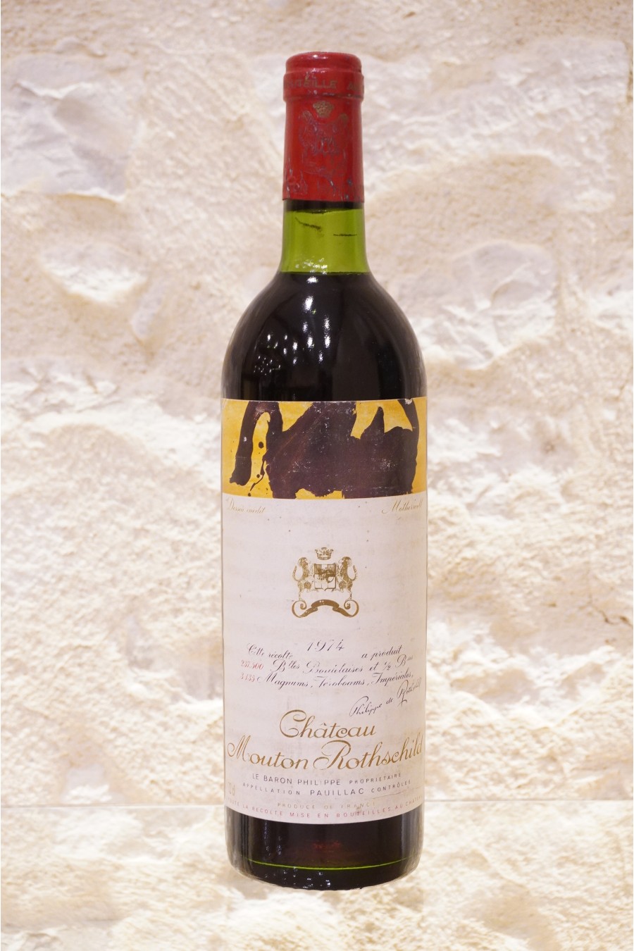 Château Mouton Rothschild Pauillac 1er Cru Classé 1974 Château Mouton Rothschild Pauillac 1er Cru Classé 1974