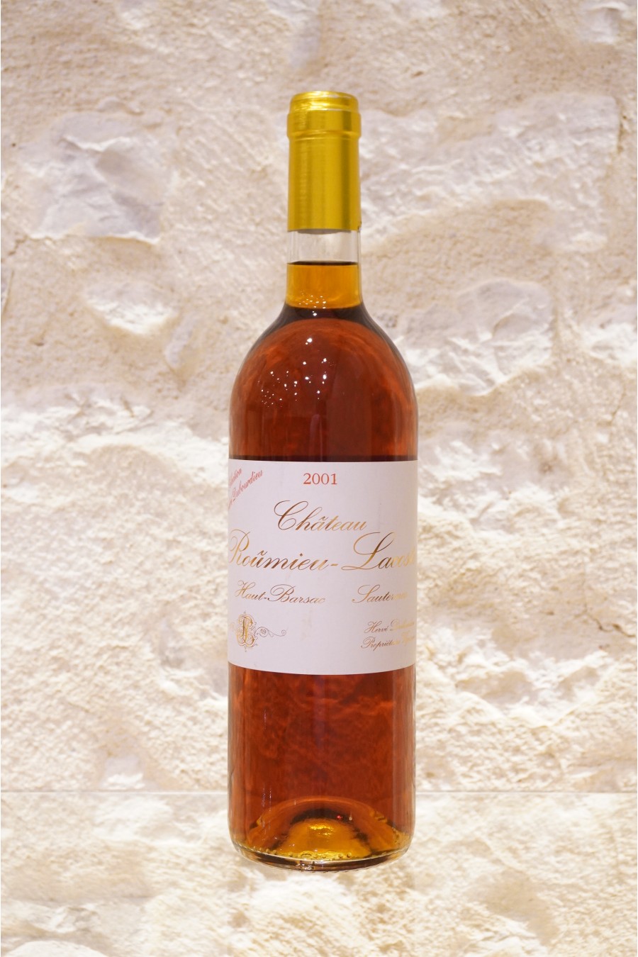 Château Roumieu-Lacoste "Selection André Dubourdieu" Sauternes 2001
