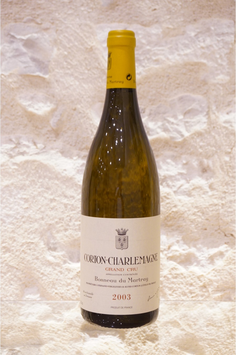 ワイン Corton Charlemagne 2003 & Meursault 2010 Corton Charlemagne