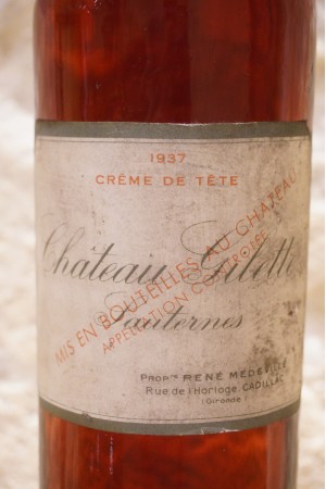 Château Gilette "Crème de Tête" Sauternes 1937