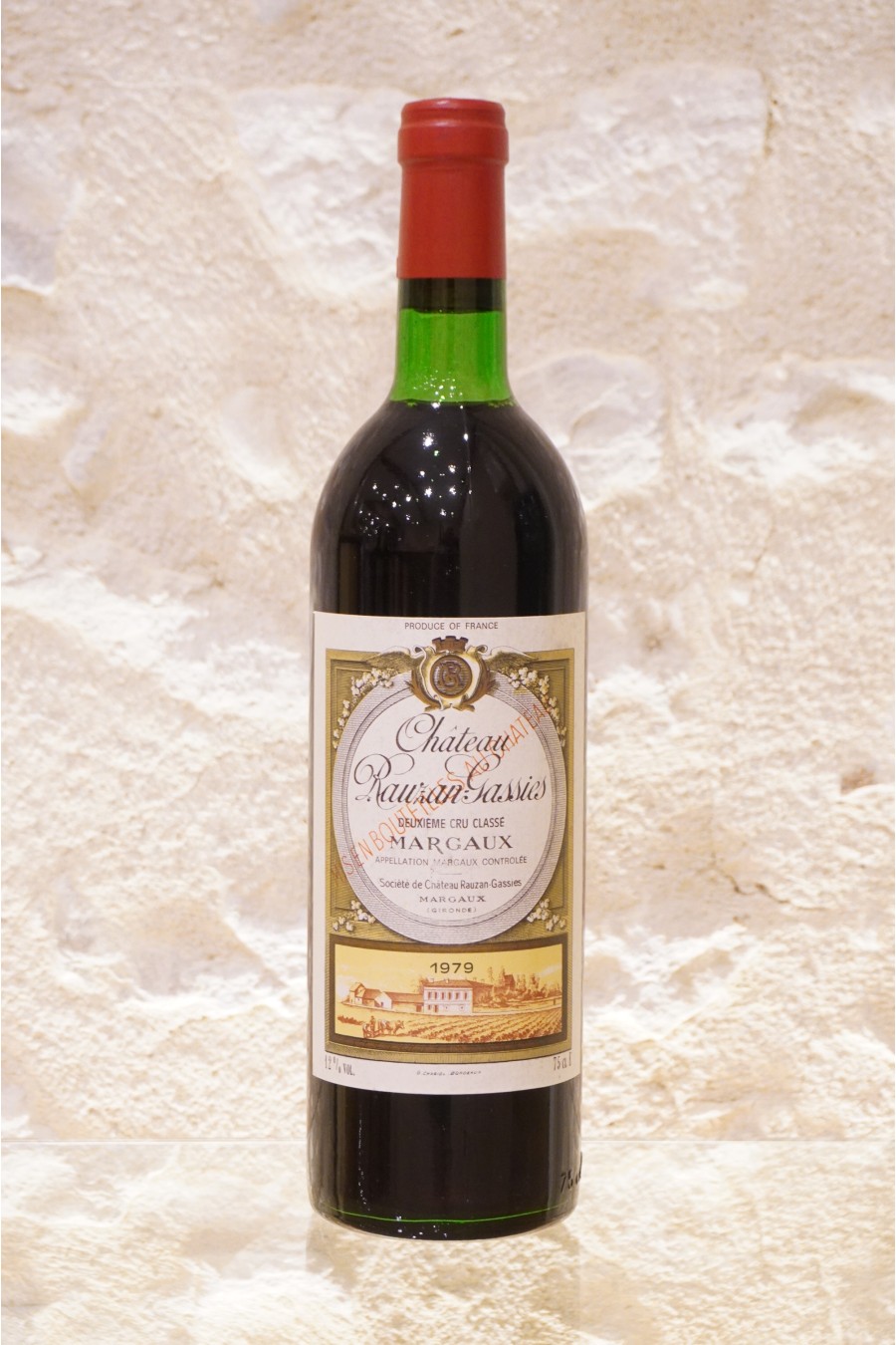 Château Rauzan-Gassies Margaux 2e Cru Classé 1979 Château Rauzan-Gassies Margaux 2e Cru Classé 1979