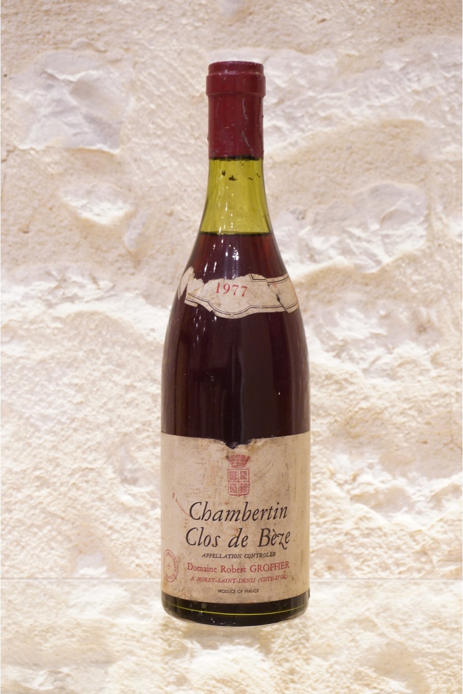 Robert Groffier Chambertin "Clos de Bèze" Grand Cru 1977