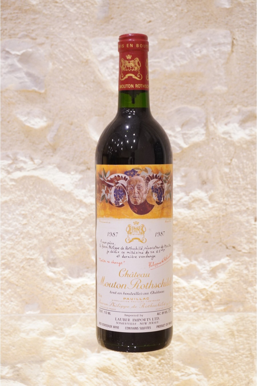 Château Mouton Rothschild Pauillac 1er Cru Classé 1987 Château Mouton Rothschild Pauillac 1er Cru Classé 1987