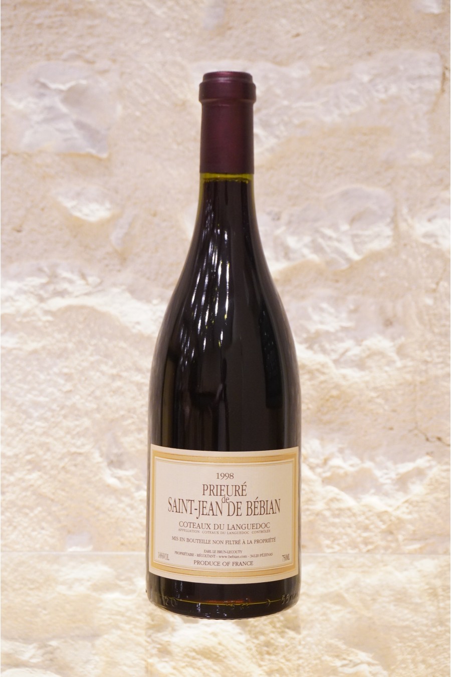 Prieuré de Saint Jean de Bébian Côteaux du Languedoc 1998
