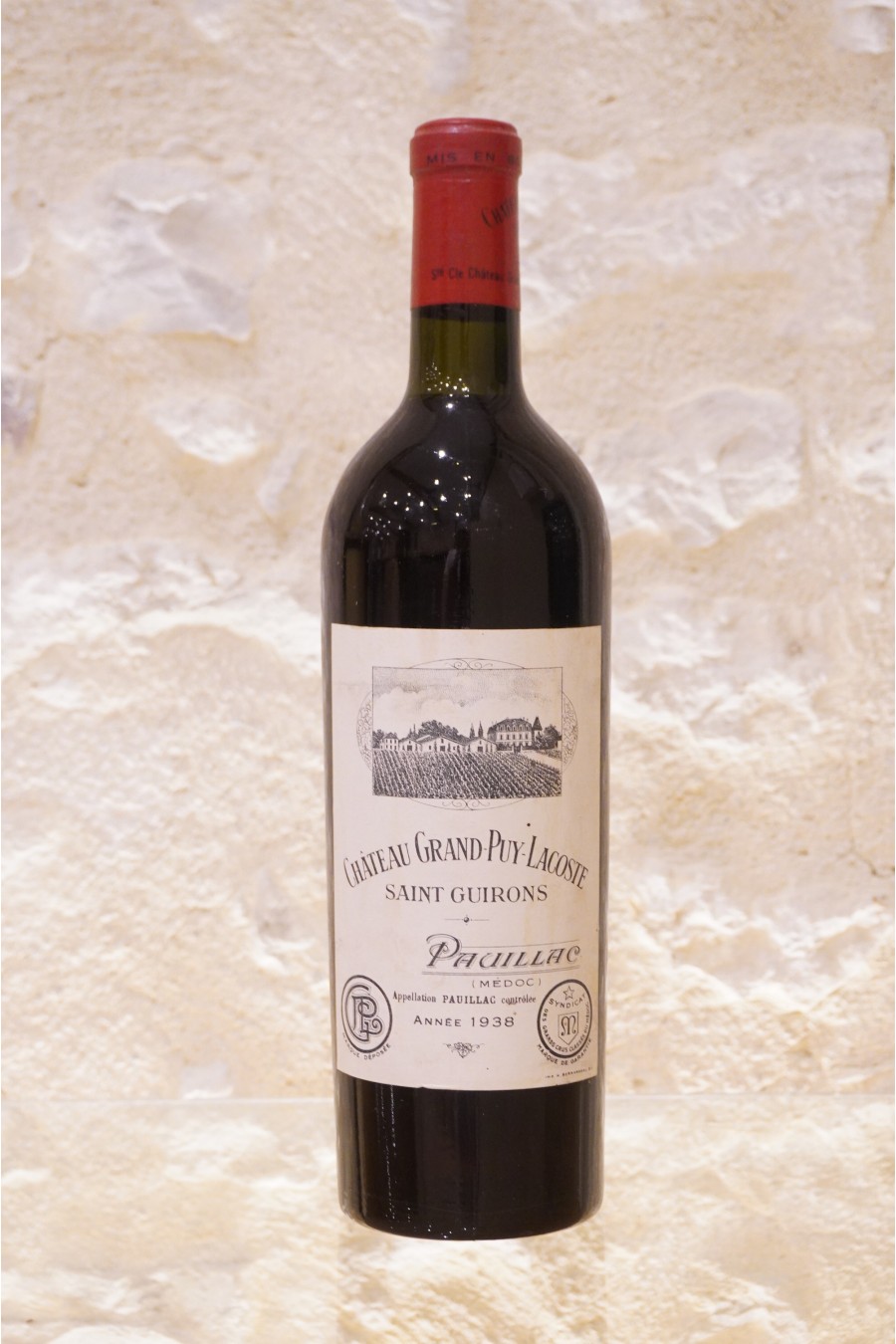 Château Grand Puy Lacoste Pauillac 5e Cru Classé 1938