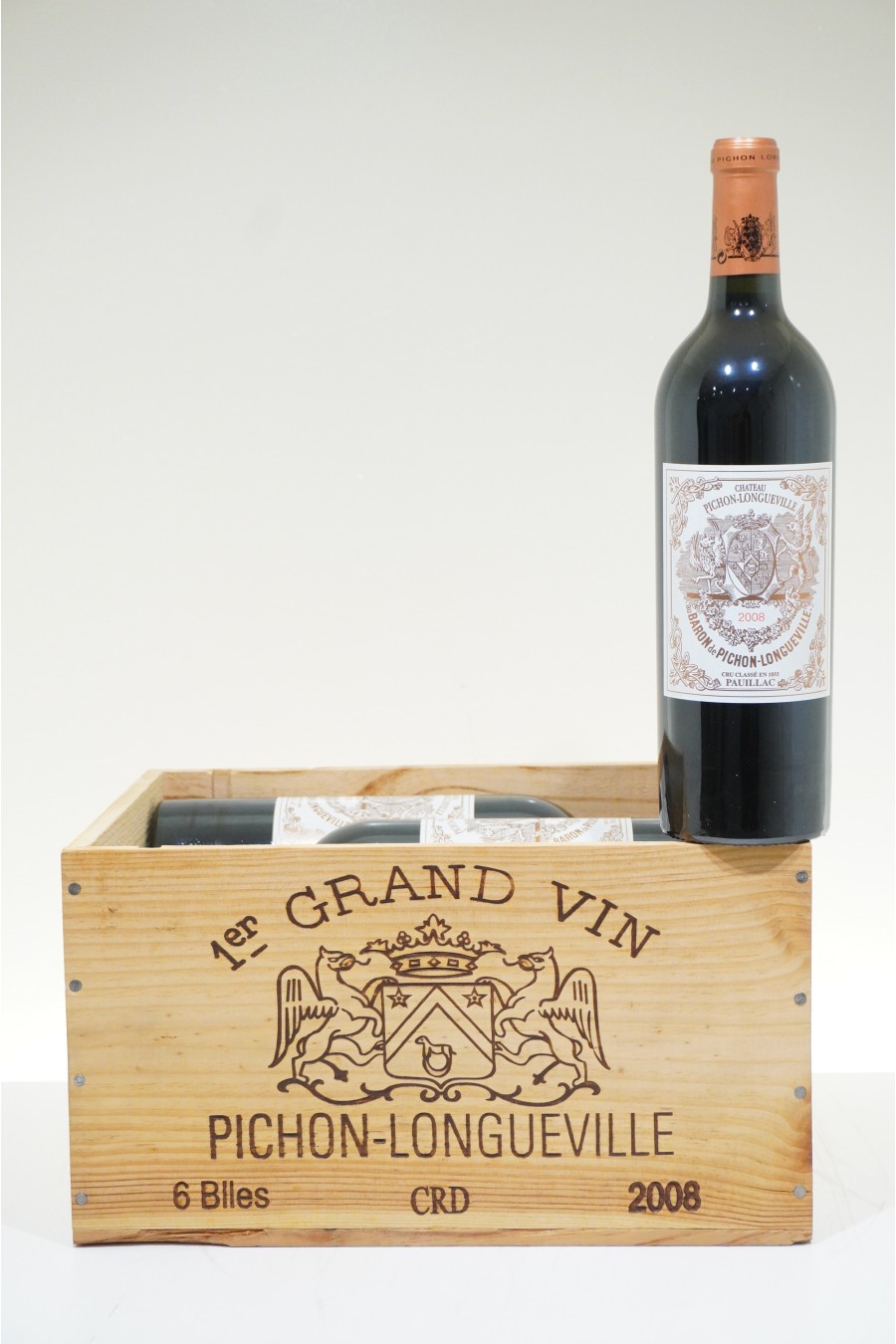 Château Pichon Longueville Baron Pauillac 2e Cru Classé 2008 OWC6 Château Pichon Longueville Baron Pauillac 2e Cru Classé 2008 OWC6