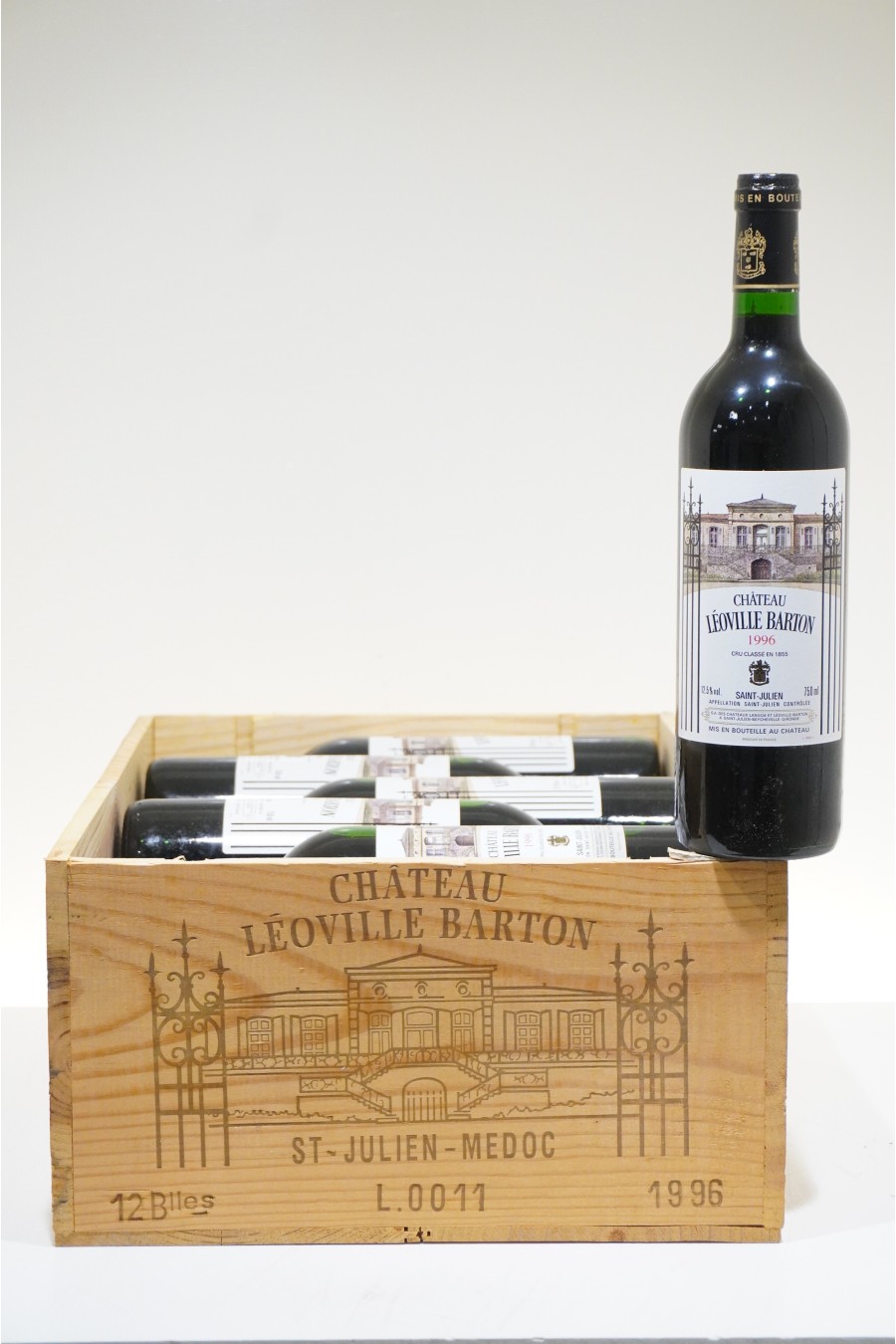 Château Léoville Barton Saint-Julien 2e Cru Classé 1996 OWC12 Château Léoville Barton Saint-Julien 2e Cru Classé 1996 OWC12