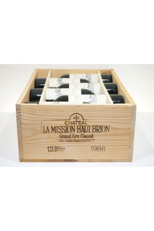 Château La Mission Haut-Brion Pessac-Léognan Grand Cru Classé 1986 OWC12
