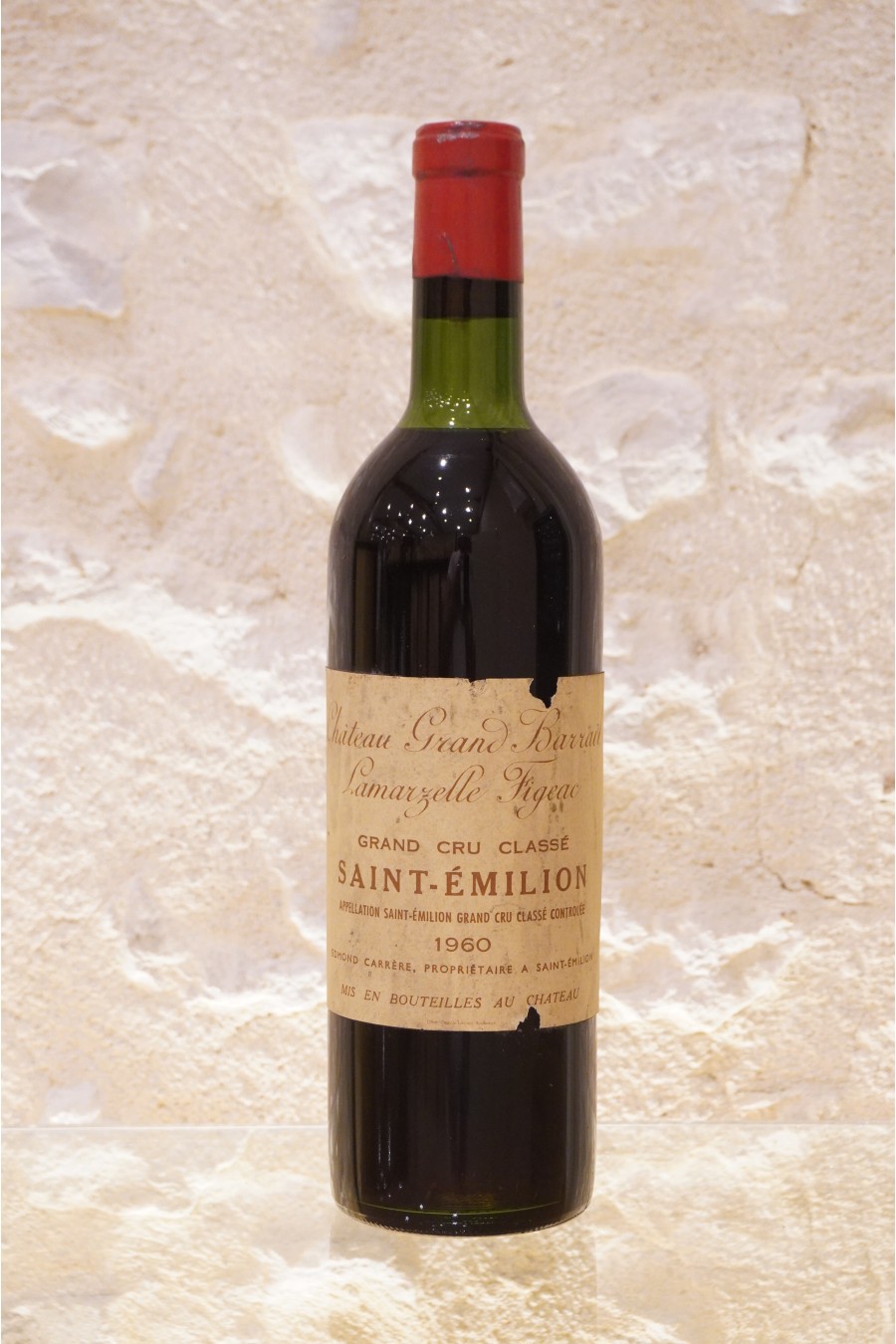 Château Grand Barrail Lamarzelle Figeac Saint Emilion Grand Cru 1960 Château Grand Barrail Lamarzelle Figeac Saint Emilion Grand Cru 1960