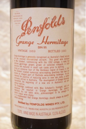 Penfolds Grange BIN 95 1989