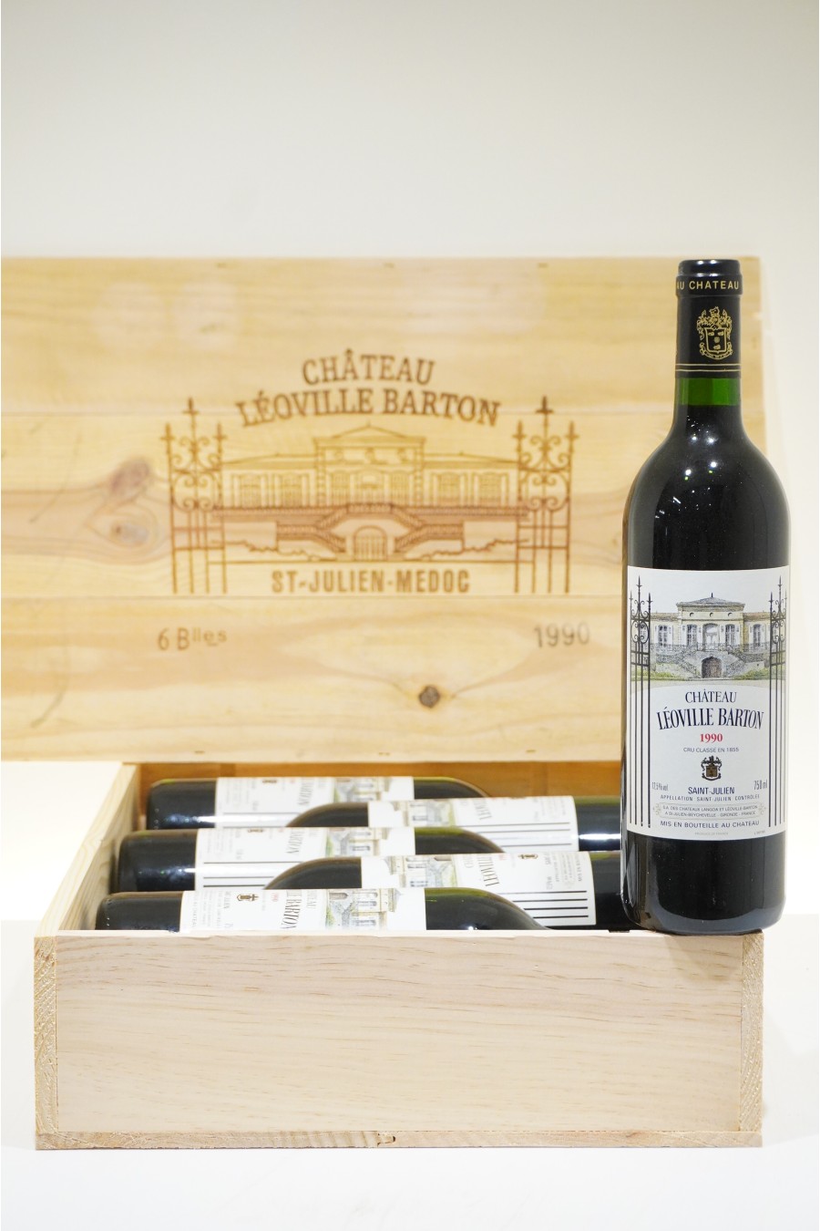 Château Léoville Barton Saint-Julien 2e Cru Classé 1990 OWC6 Château Léoville Barton Saint-Julien 2e Cru Classé 1990 OWC6