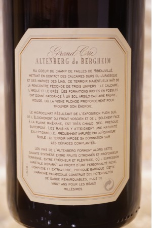 Marcel Deiss Altenberg de Berheim Grand Cru 1996