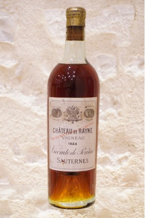 Château Rayne-Vigneau Sauternes 1er Grand Cru Classé 1924