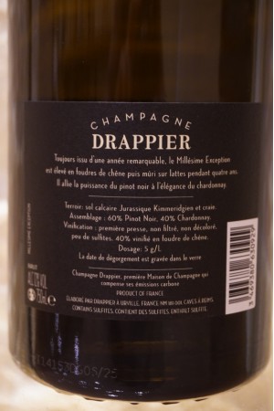 Drappier Millésime d'Exception Champagne 2019