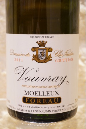 Philippe Foreau Clos Naudin Vouvray Moelleux "Gouttes d'Or" 2011