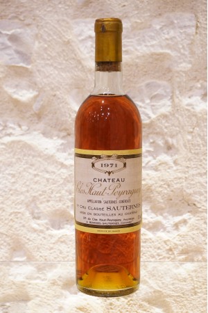 Château Clos Haut Peyraguey Sauternes 1er Cru Classé 1971