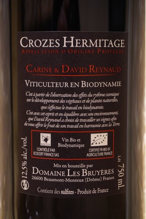 Domaine Les Bruyères David Reynaud Crozes-Hermitage Georges 2023