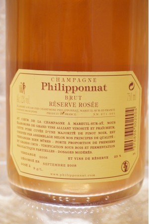 Philipponnat Réserve Rosée Champagne Brut (2006)