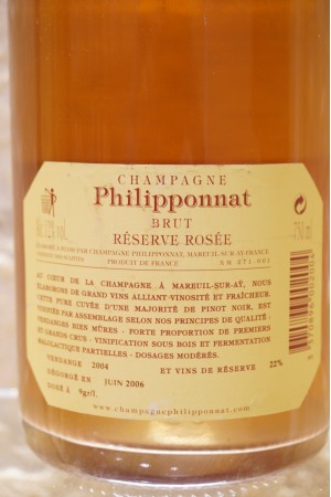Philipponnat Réserve Rosée Champagne Brut (2004)