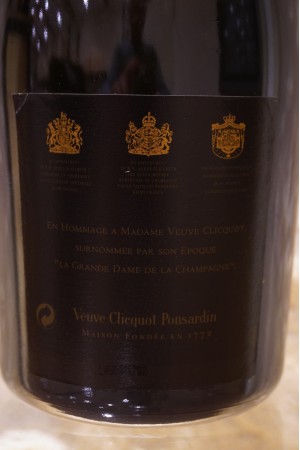 Veuve Clicquot Ponsardin "La Grande Dame" Champagne 1989