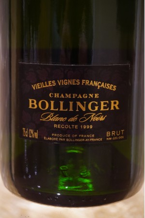 Bollinger Vieilles Vignes Françaises Champagne Brut 1999