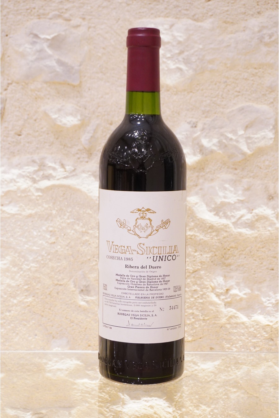 Vega-Sicilia "Unico" Ribera Del Duero Gran Reserva 1985