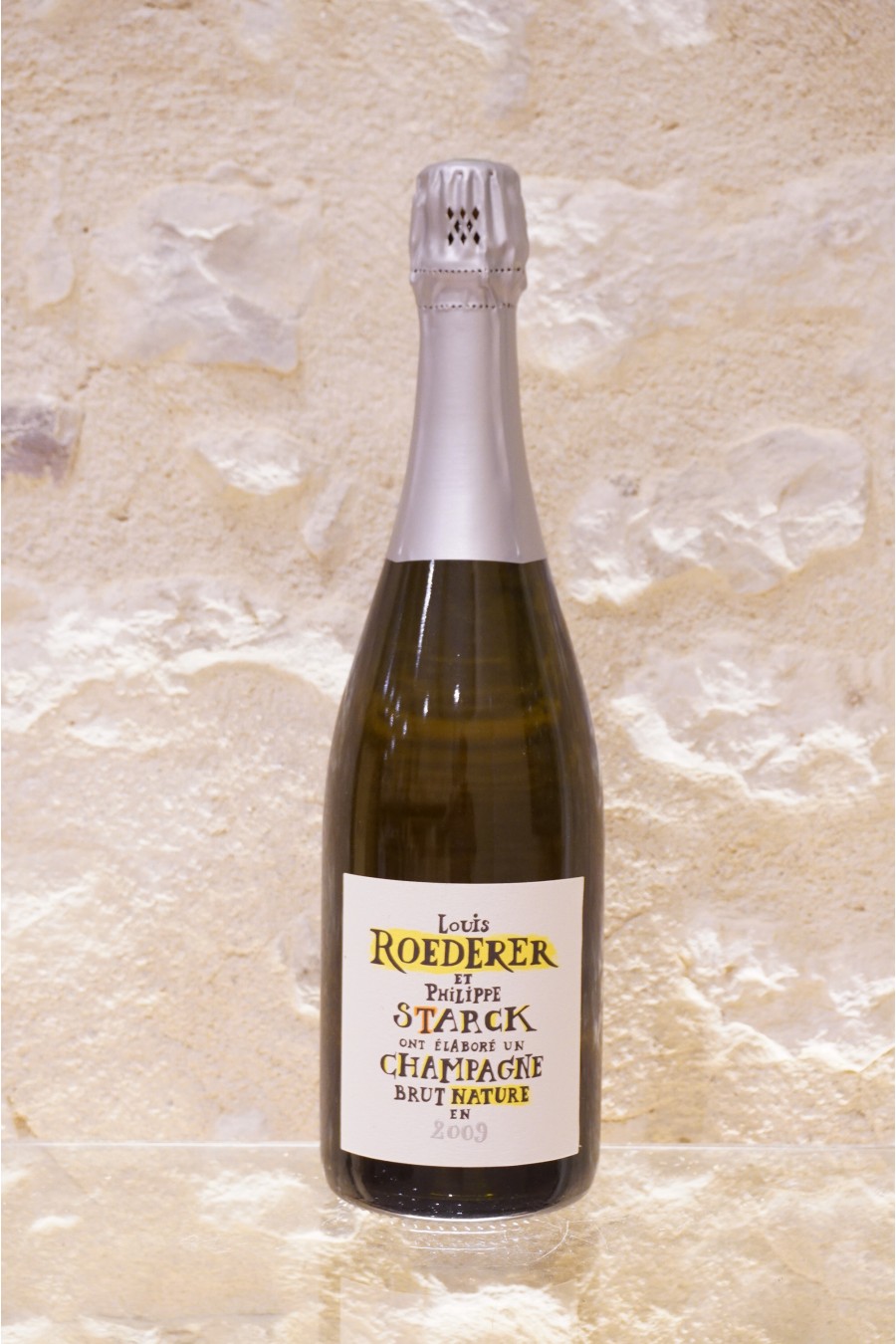 Louis Roederer Champagne Brut Nature Philippe Starck 2009