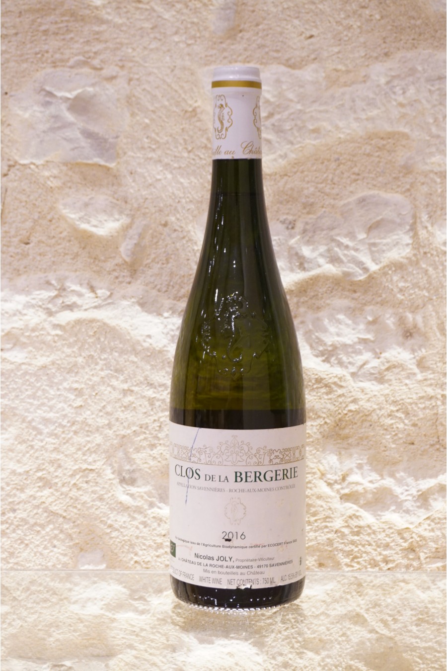 Nicolas Joly "Clos de la Bergerie" Savennières-Roche Aux Moines 2016