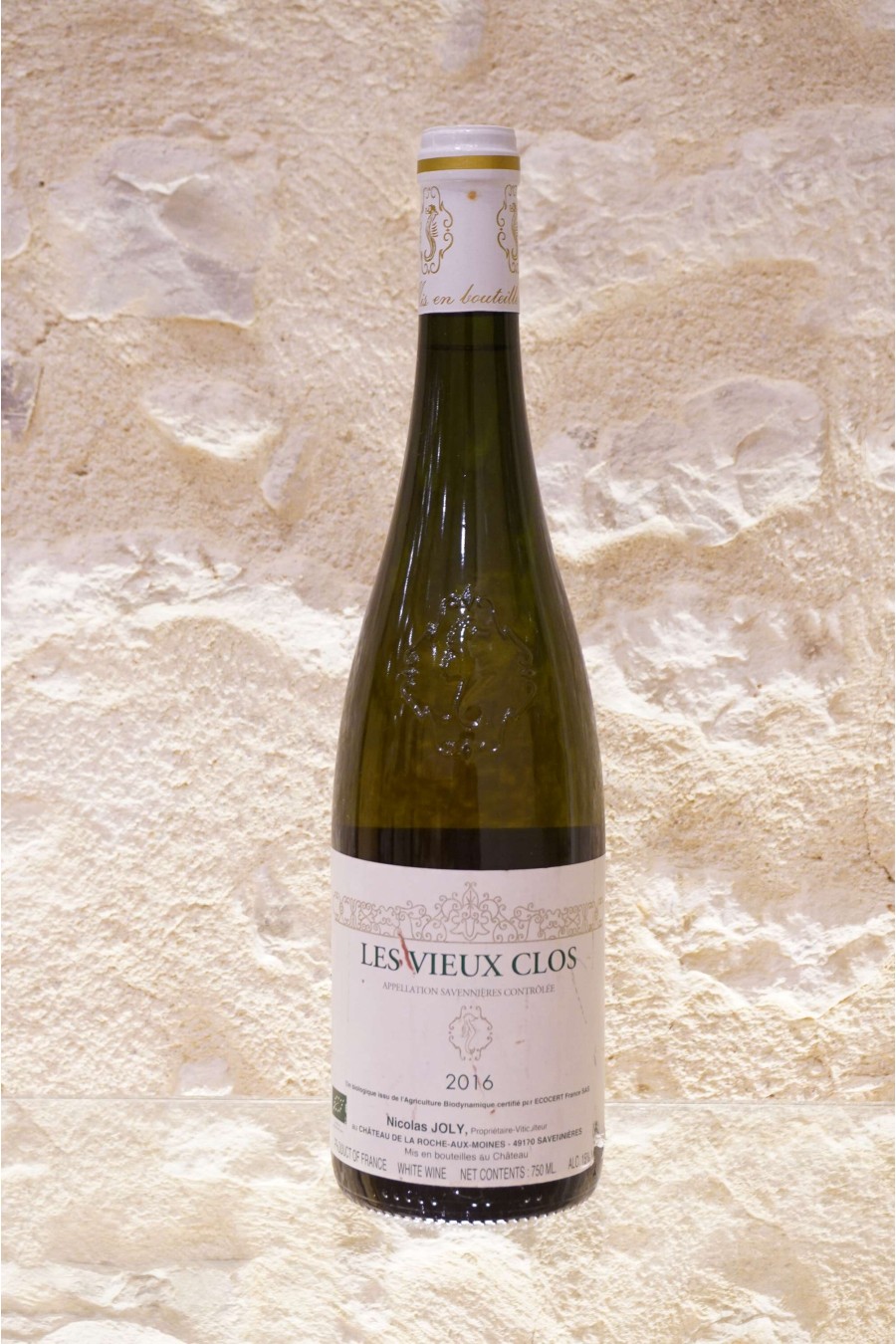 Nicolas Joly "Les Vieux Clos" Savennières 2016
