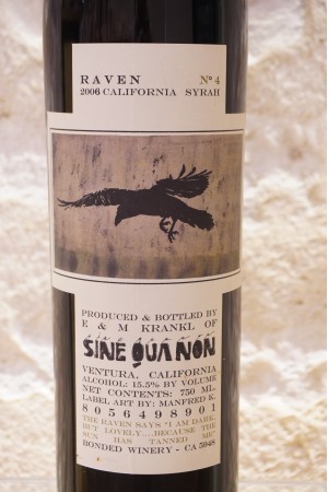 Sine Qua None Raven n°4 Syrah 2006