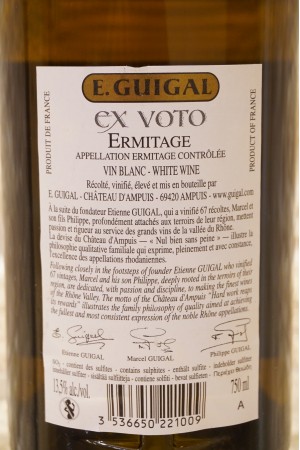 E. Guigal Ermitage Ex-Voto blanc 2013