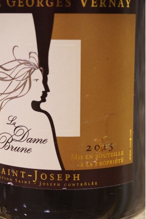 Georges Vernay "La Dame Brune" Saint-Joseph 2015