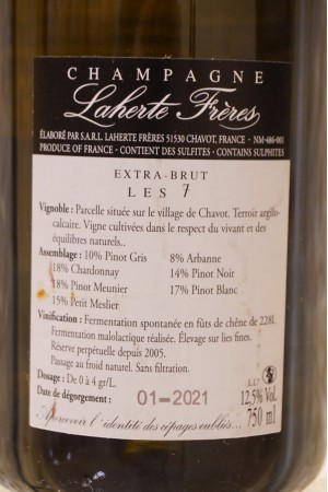 Laherte Frères Les 7 Champagne Extra-Brut Soléra 2005-2018