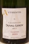 Duval-Leroy Cumières Champagne Brut 2001