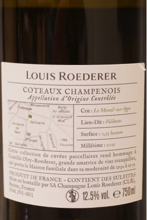 Louis Roederer "Hommage à Camille" Côteaux Champenois blanc 2019