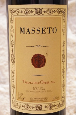 Masseto Tenuta Dell'Ornellaïa Toscana 2003