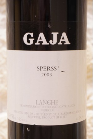 Gaja Sperss Langhe 2003