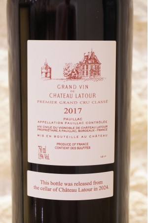 Château Latour Pauillac 1er Cru Classé 2017