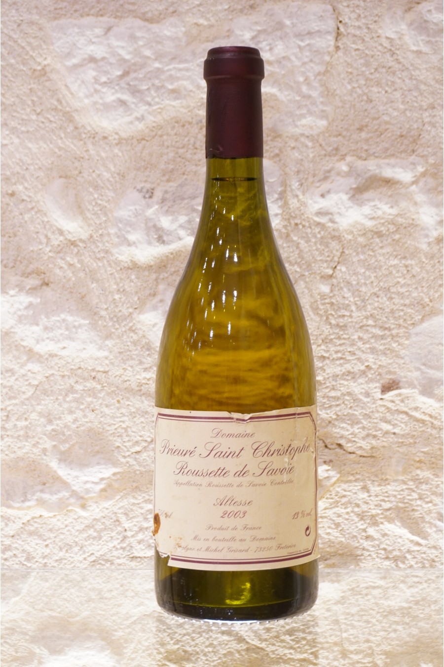 Domaine Prieuré Saint-Christophe "Altesse" Roussette de Savoie 2003