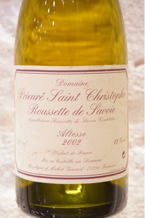 Domaine Prieuré Saint-Christophe "Altesse" Roussette de Savoie 2002