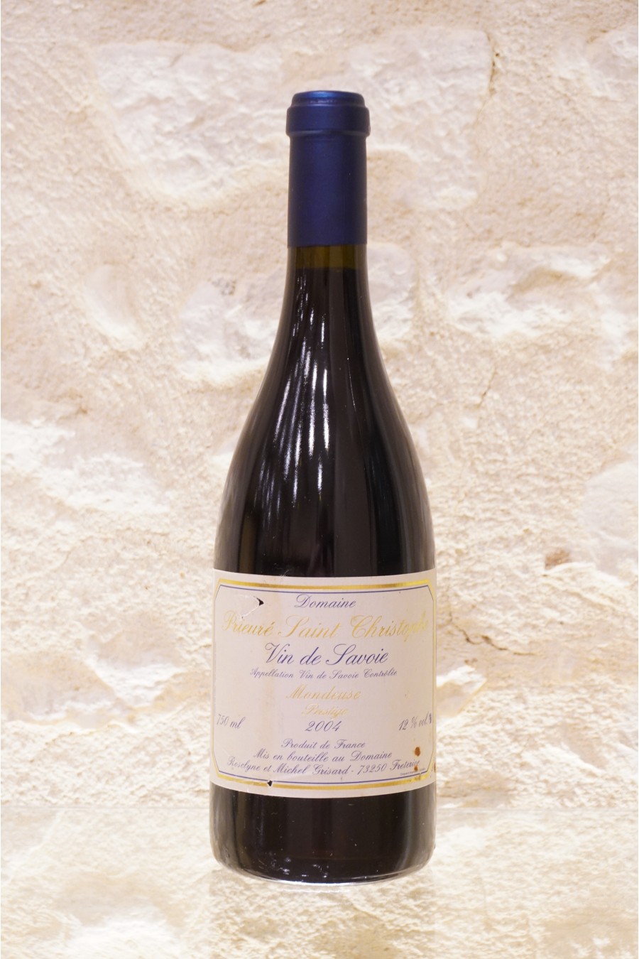 Domaine Prieuré Saint-Christophe "Mondeuse Prestige" Vin de Savoie 2004