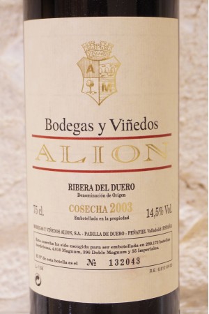 Alion Vega-Sicilia Ribera Del Duero 2003