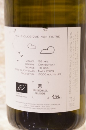 Vincent Dancer Meursault "Les Grands Charrons" 2018