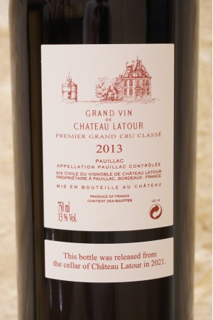 Château Latour Pauillac 1er Cru Classé 2013