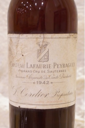 Château Lafaurie-Peyraguey Sauternes 1er Grand Cru Classé 1942