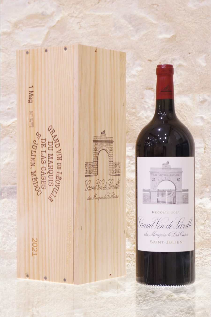 Château Léoville Las Cases Saint-Julien 2e Cru Classé 2021 OWC1 MAGNUM