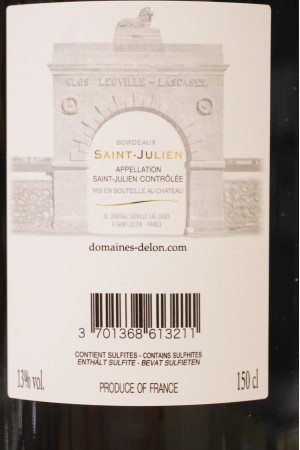 Château Léoville Las Cases Saint-Julien 2e Cru Classé 2021 OWC1 MAGNUM